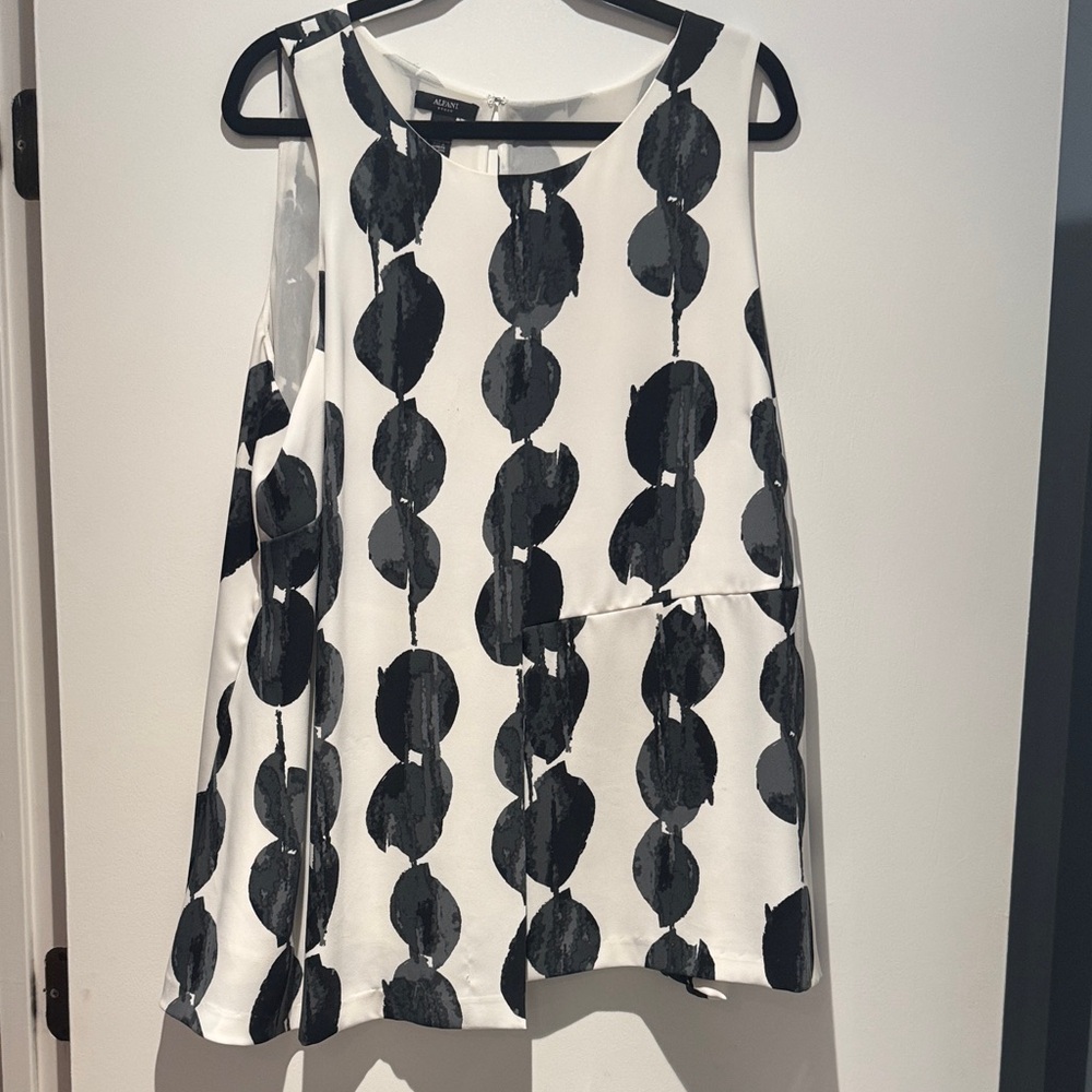 Alfani Monochrome Graphic Tank Top